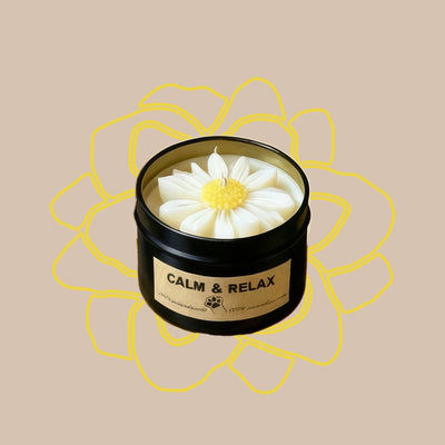Vela con aroma y cera 100% natural